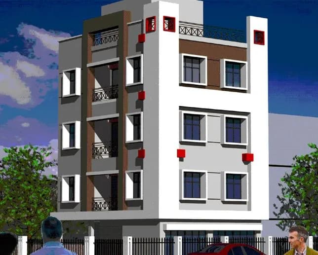 Concrete Narayani Apartments, Garia