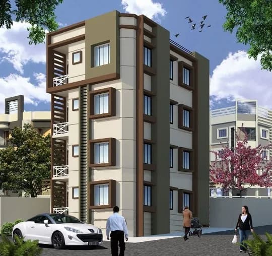 Zodino Panihati Housing — Elevation