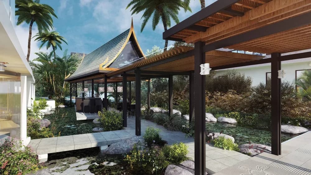 Turtle Villas — Main Entrance