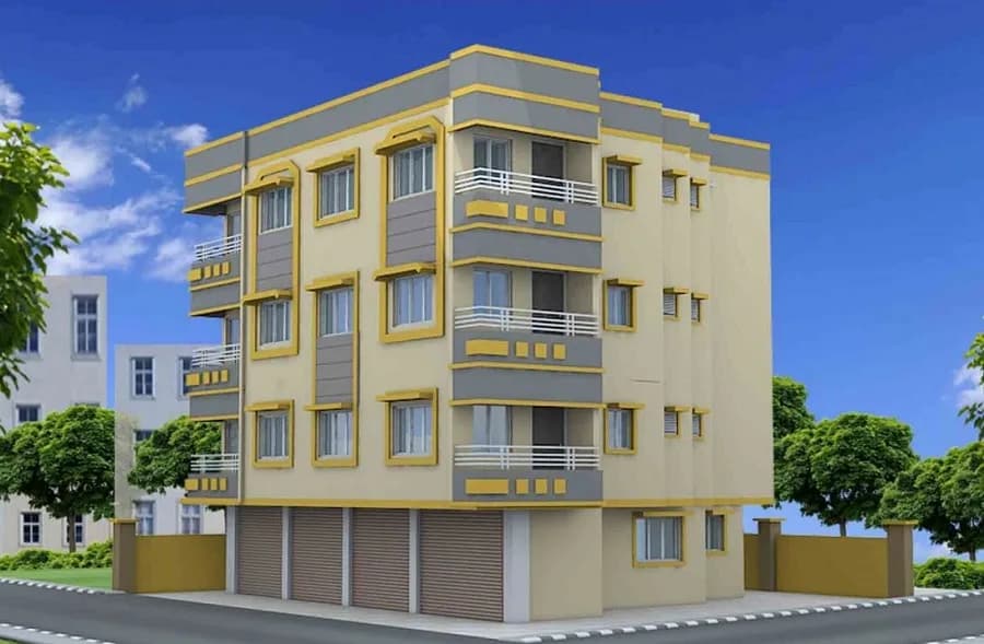 Jinia Madhabi Apartment, Dum Dum Cantt