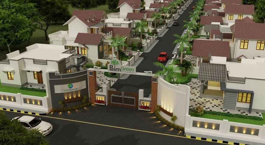 Fine Earth Palm Green, Erattayal