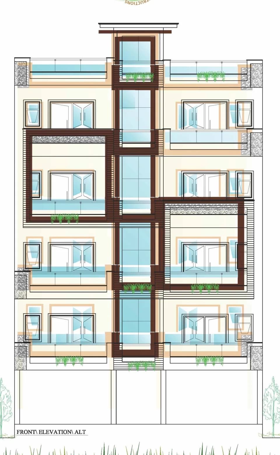 Eco Homes Greater Noida — Elevation