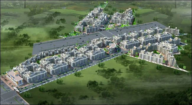 Basudeo Vrindavan Nagari — Aerial View