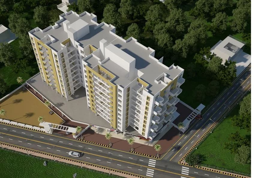 Aurum Vrundavan — Aerial View