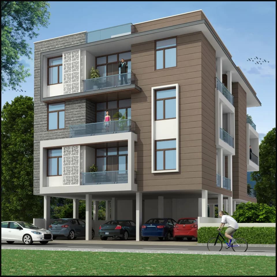 PJ Radha Swami Nagar Flats, Mansarovar Extension