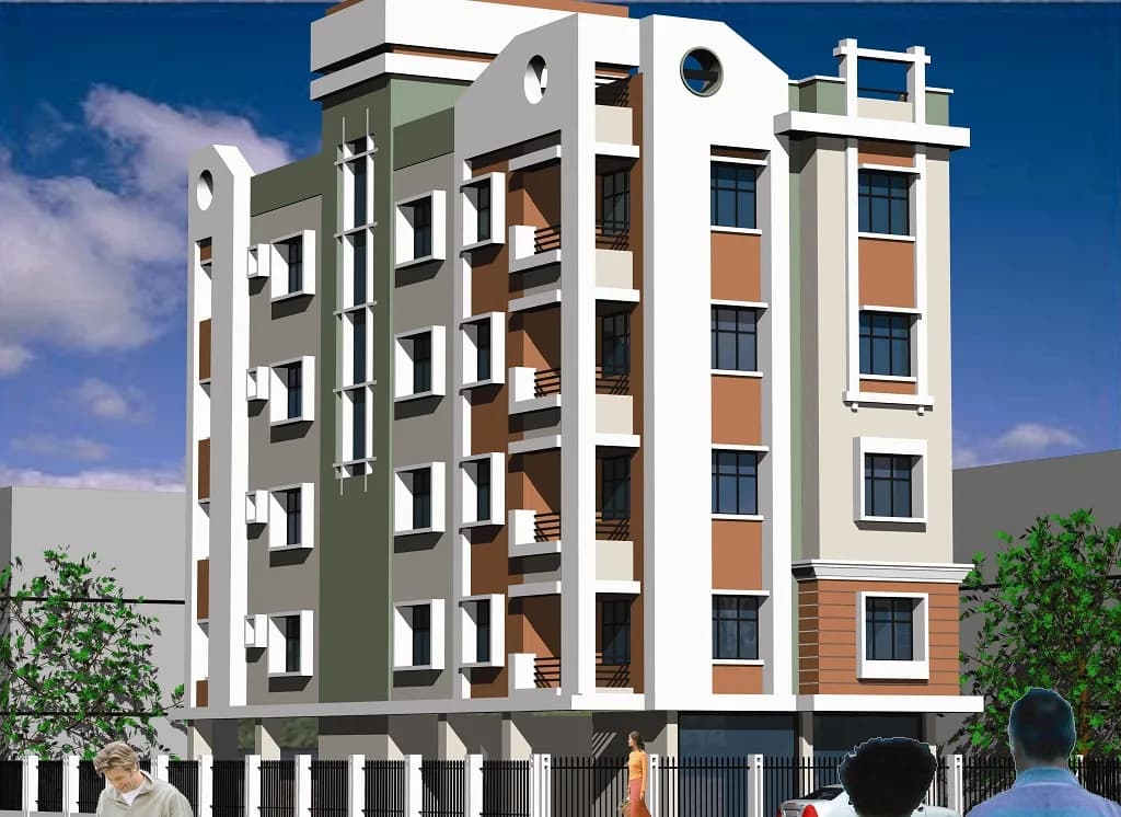 Udayans Umesh Apartment — Artistic Elevation