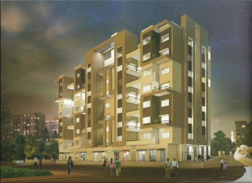 Silver nest rahatani — Night View