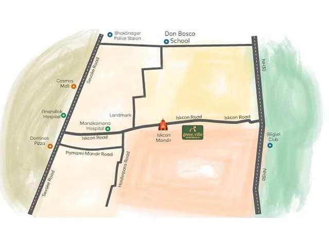 Green Ville Apartments, Iskcon Road