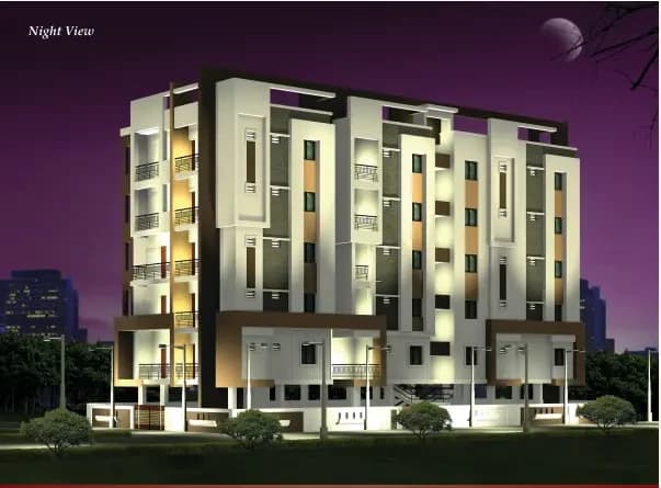 Sri Krishna Elite — Night View