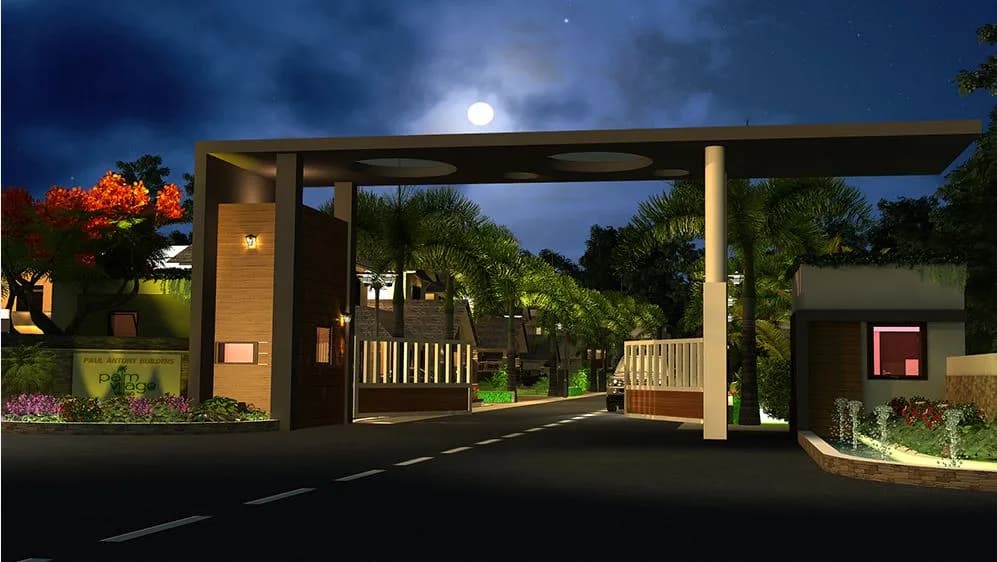 Paul Antony Palm Village — Entrance