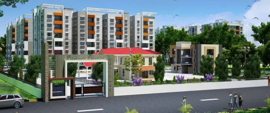 Om Swastik Platinum Paradise — Entrance View