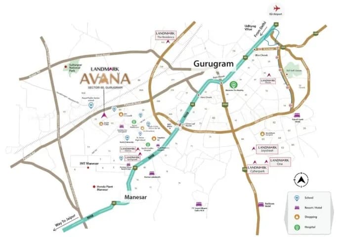 Landmark Avana, Sector 95