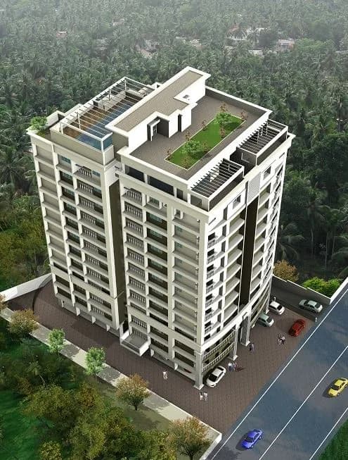 PTC Basil Lofts — Aerial View