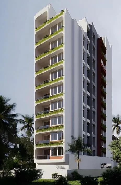 KS 10B Apartments, Vazhuthacaud