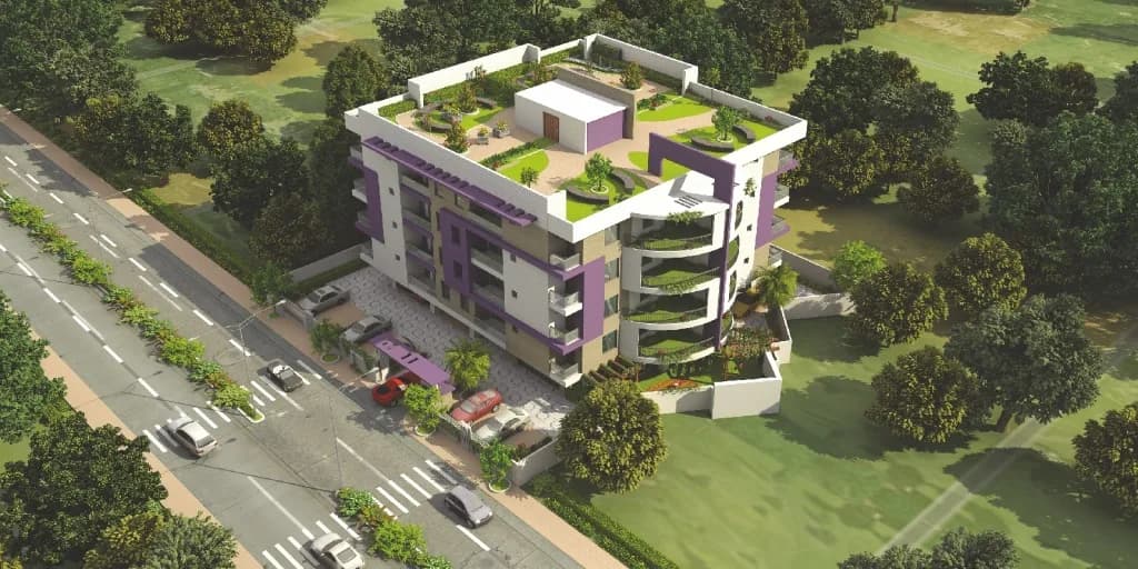 Aishwarya Ginni Gold — Artistic Aerial View