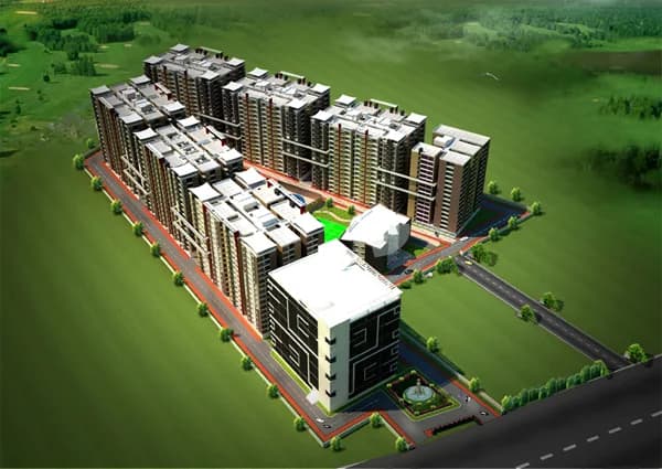 SatyaVani Ushodayam Green Homes — Aerial View