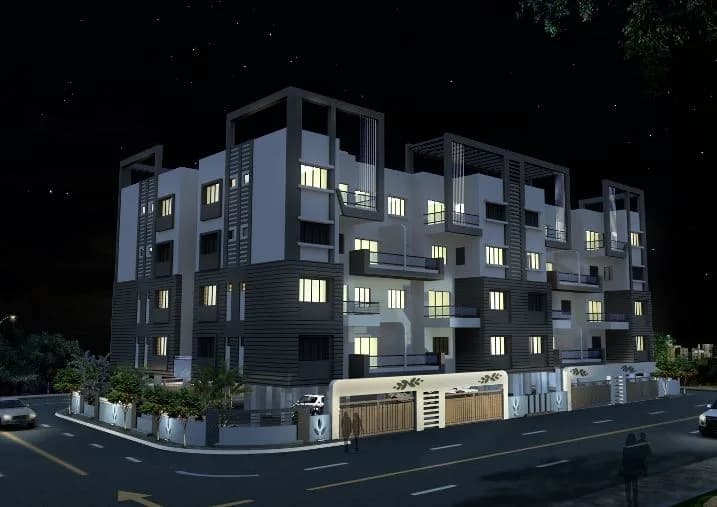 Samarth Gauri Meadows — Night View
