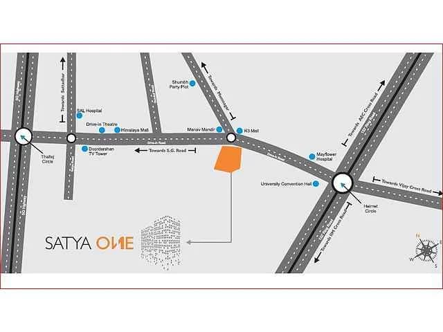 Satya One, Memnagar