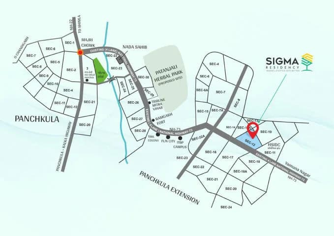 Sigma Residency, Sector 12 A
