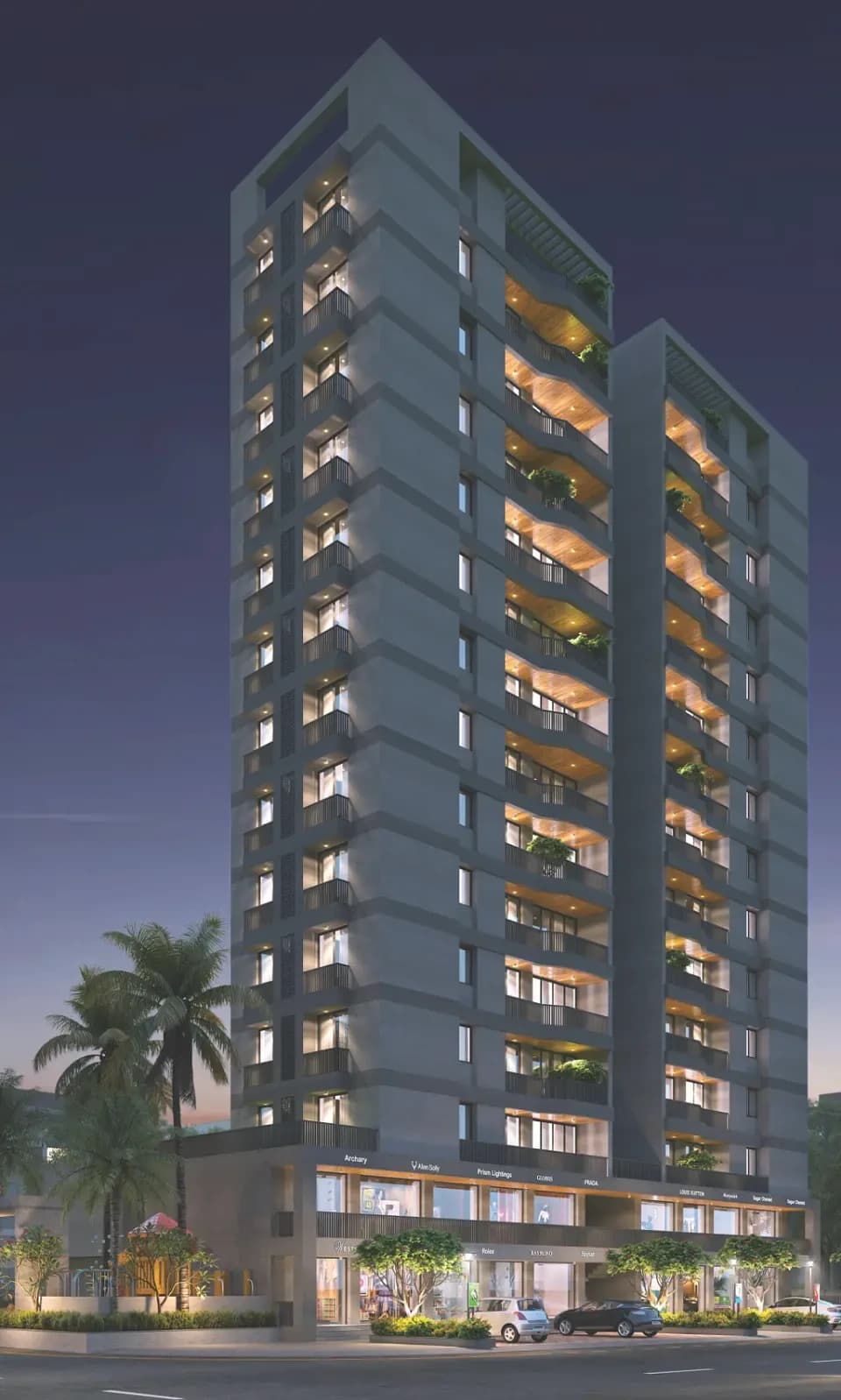 Shreeji Sharnam Aura, Sama Savli Road