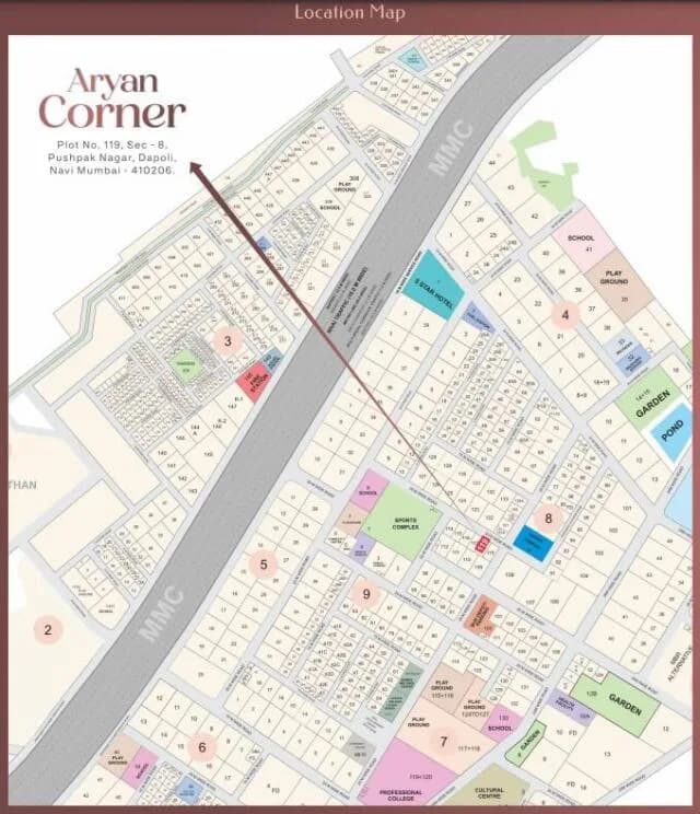 GRK Aryan Corner, Pushpak Nagar