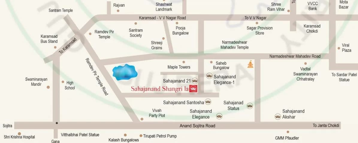 Sahajanand Shangri La, Karamsad