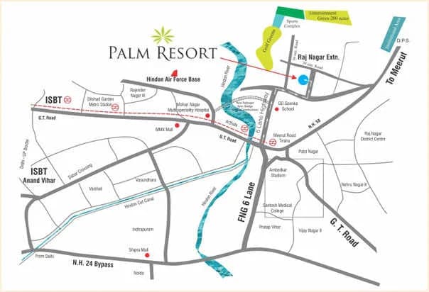 MRJV Palm Resort, Raj Nagar Extension