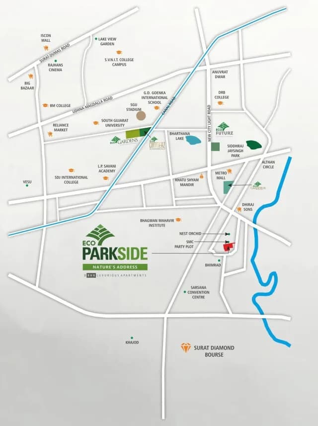 Eco Parkside, Bhimrad