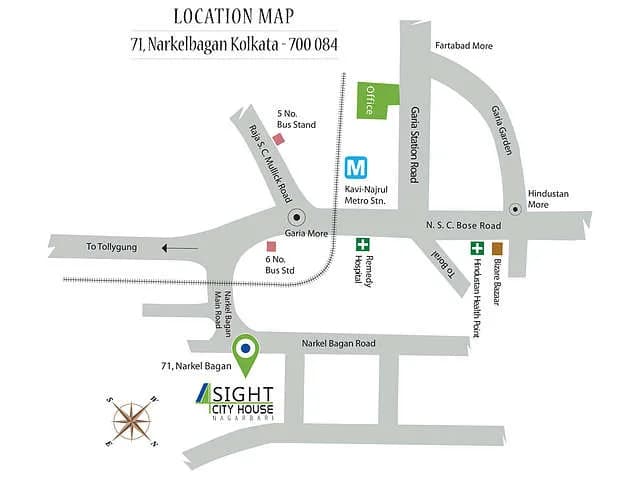 Ganguly 4Sight Cityhouse, Narkel Bagan