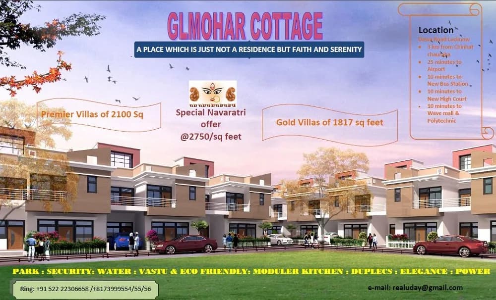 Real Uday Gulmohar Cottage, Chinhat