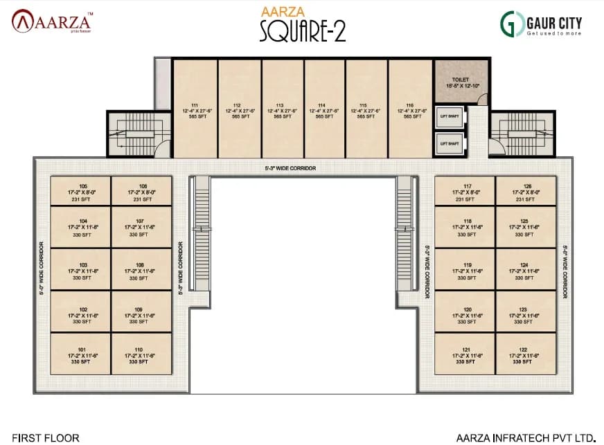 Aarza Square 2, Greater Noida West