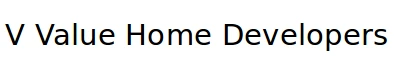 V Value Home Developers logo