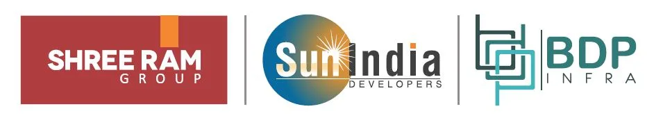 Shree Ram Group and Sun India Developers and BDP I logo