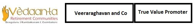 Vedaanta and Veeraraghavan and True Value logo
