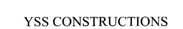 YSS Constructions logo