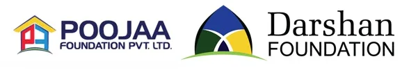 Poojaa Foundation and Darshan Foundation logo