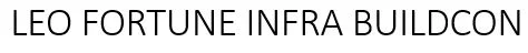 Leo Fortune Infra Buildcon logo