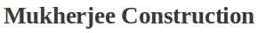 Mukherjee Construction logo