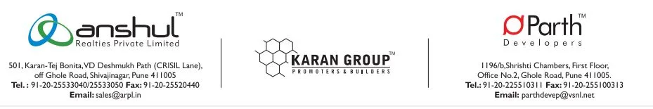 Anshul Realties and Karan Group and Parth Devp logo