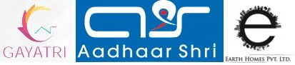 Gayatri Infra and Aadhaar Shri and Earth Homes logo