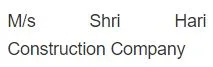 Shri Hari Construction Company logo