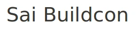 Sai Buildcon logo