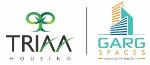 Triaa Housing and Garg Spaces logo