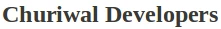 Churiwal Developers logo
