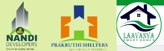 Nandi Developers Prakruthi Shelters and Laavanya S logo