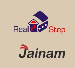 Jainam and Real Step logo