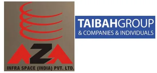 Infra Space and Taibah Group logo