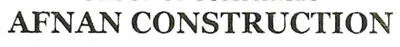 Afnan Construction logo