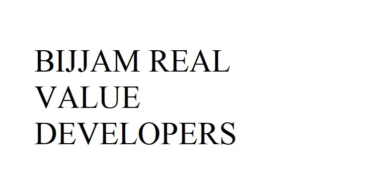 BIJJAM REAL VALUE DEVELOPERS logo