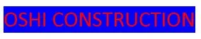 Oshi Construction logo